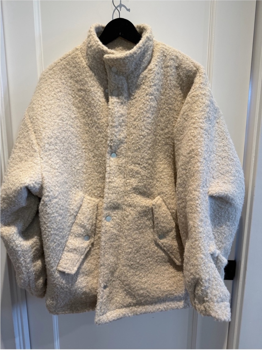 Oak + Fort Teddy Boucle Jacket NWT